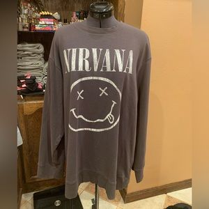 Oversized Nirvana Pullover Sweater Sweatshirt